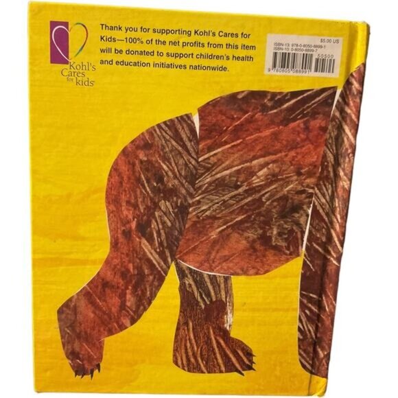 Kohls Cares Plush Baby Bear Baby Bear What Do You See Book By Eric Carle - Picture 12 of 12